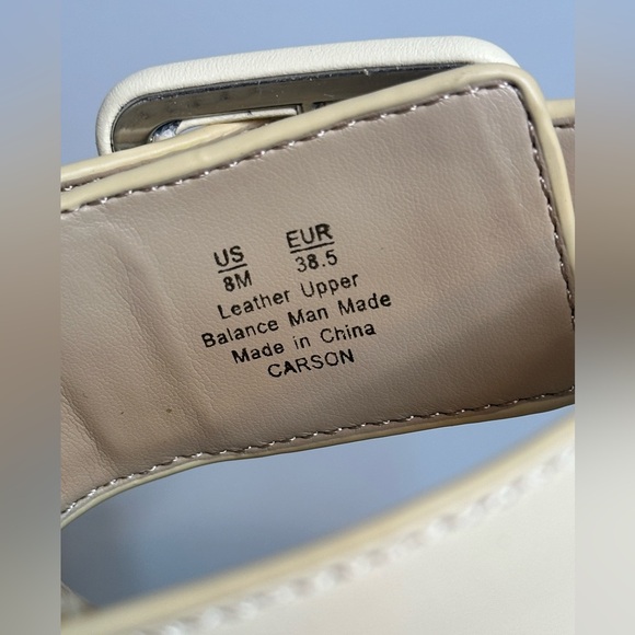 NWT sz 8 Sam Edelman Carson open toe wedge espadrille cream tan woven raffia - Picture 5 of 7